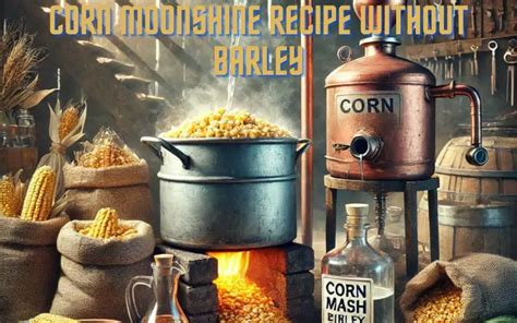 corn moonshine recipe without barley.